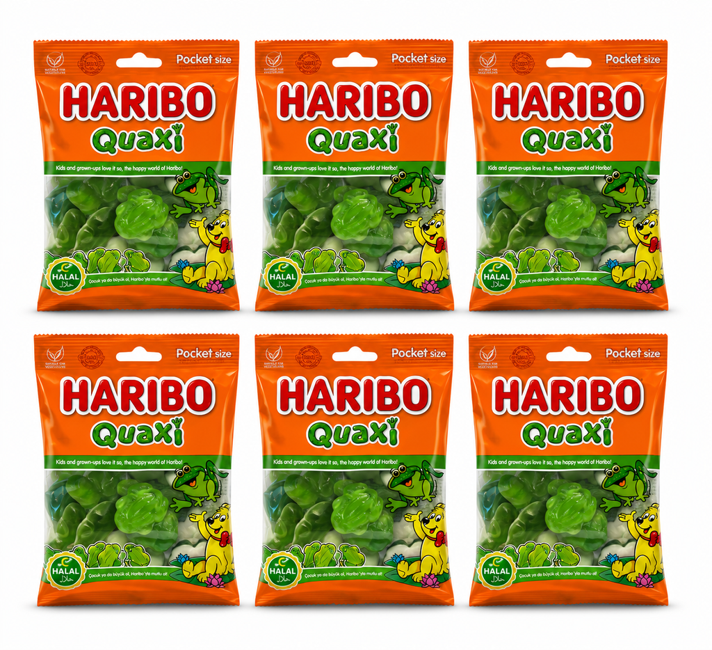 Haribo Frösche Halal – 9 Beutel à 100 g halal Frosch-Fruchtgummi Großpackung