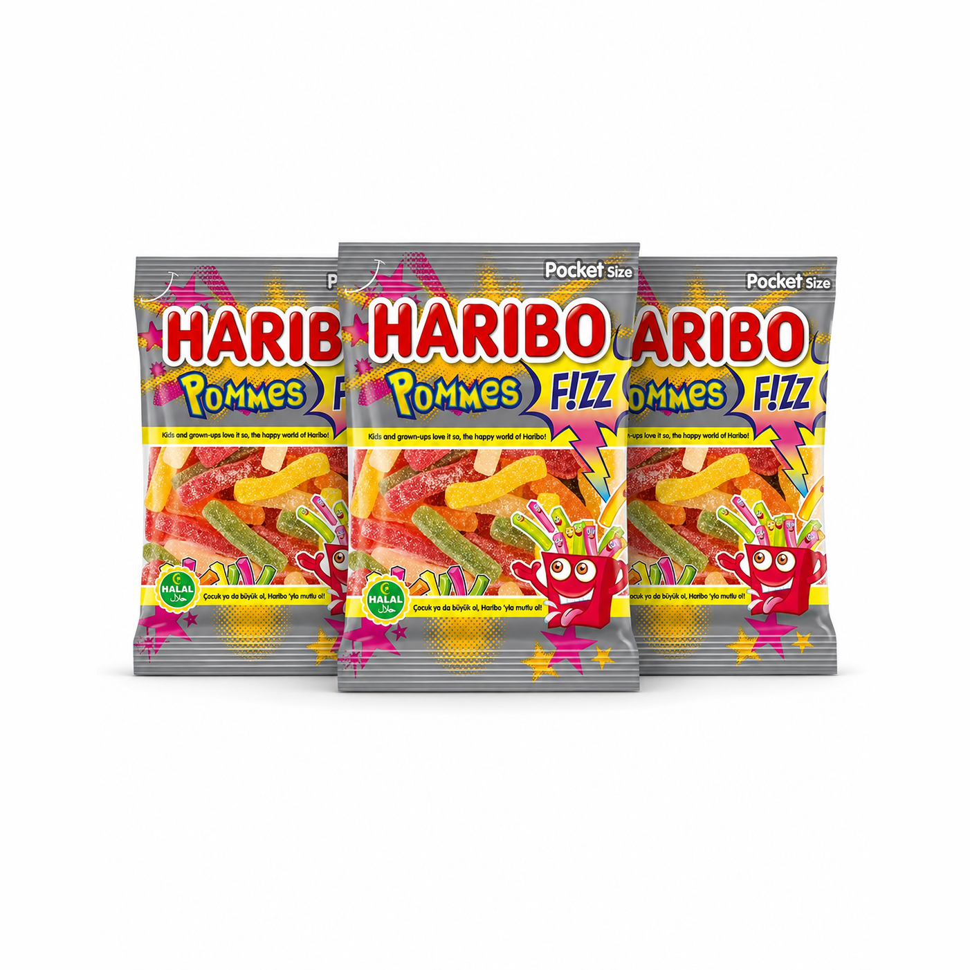 Haribo Pommes F!ZZ (Halal)