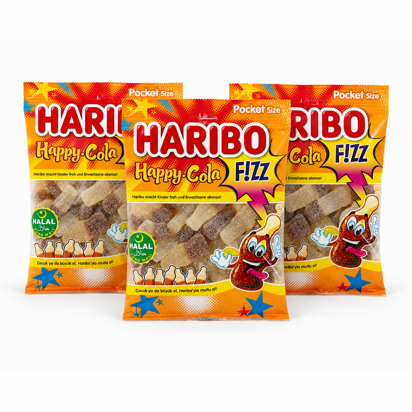 Haribo Happy Cola F!ZZ (Halal)