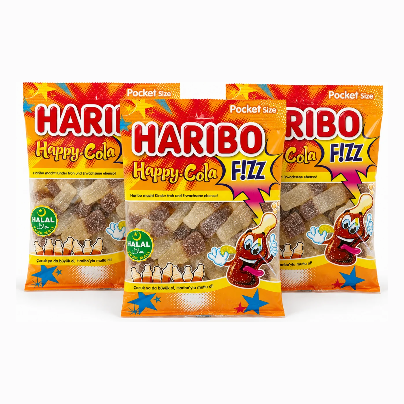Haribo Happy Cola F!ZZ (Halal)