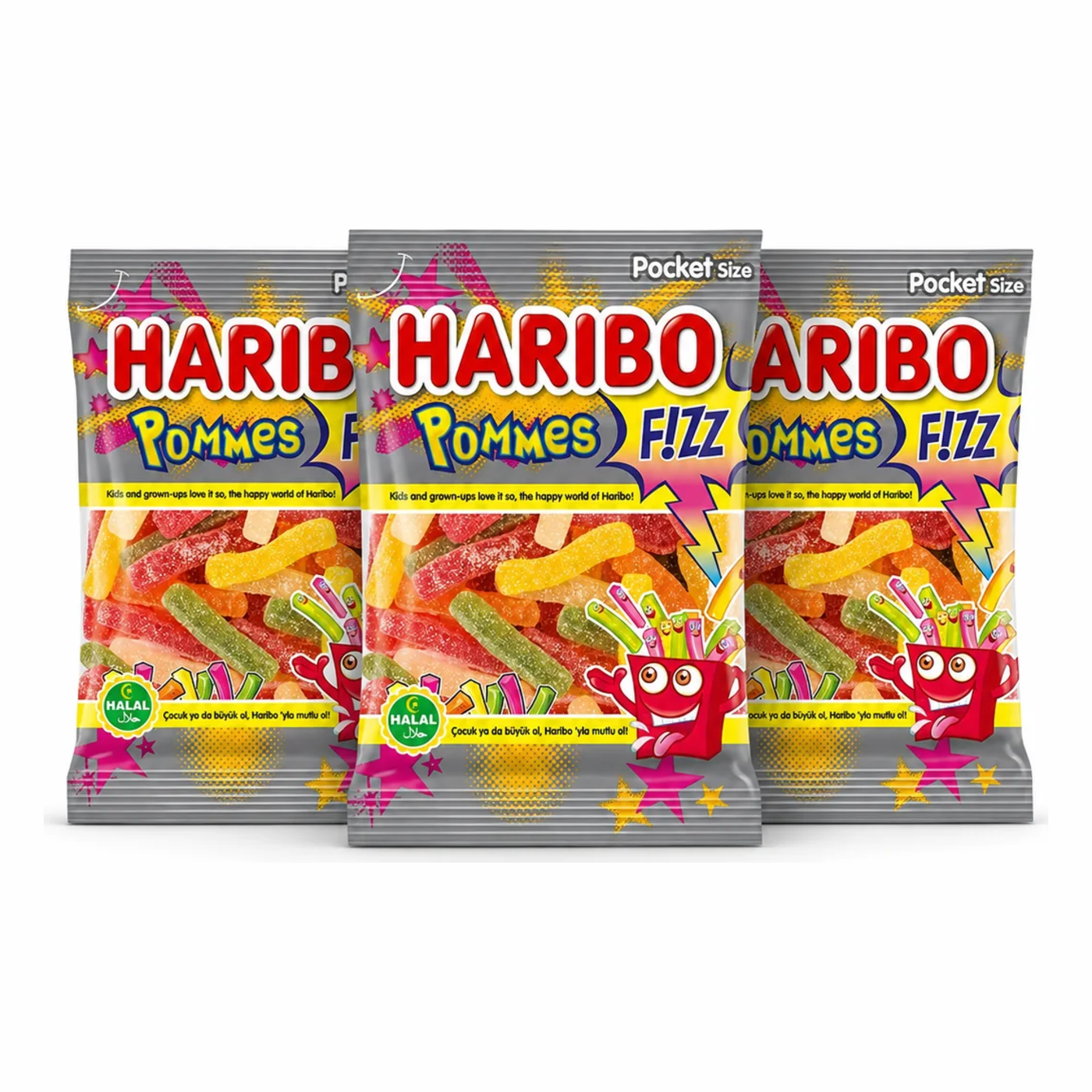 Haribo Pommes F!ZZ (Halal)